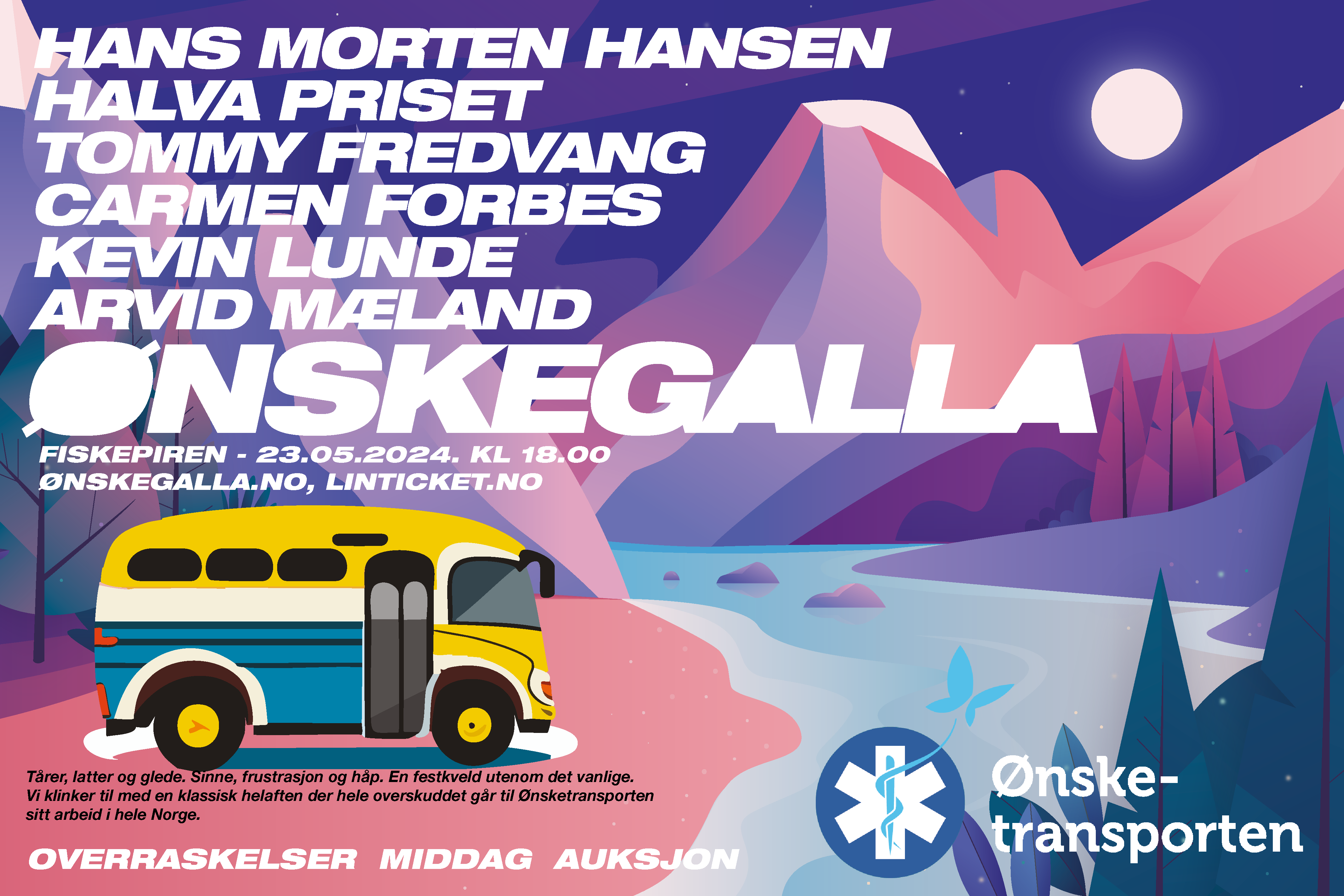 Ønskegalla poster